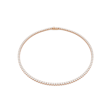 Swarovski Matrix Rose Gold Tennis necklace
