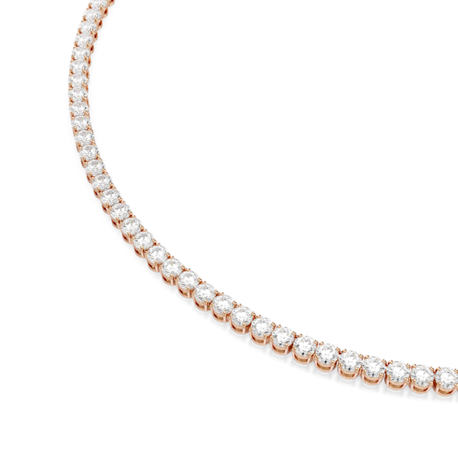 Swarovski Matrix Rose Gold Tennis necklace