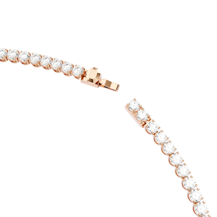 Swarovski Matrix Rose Gold Tennis necklace