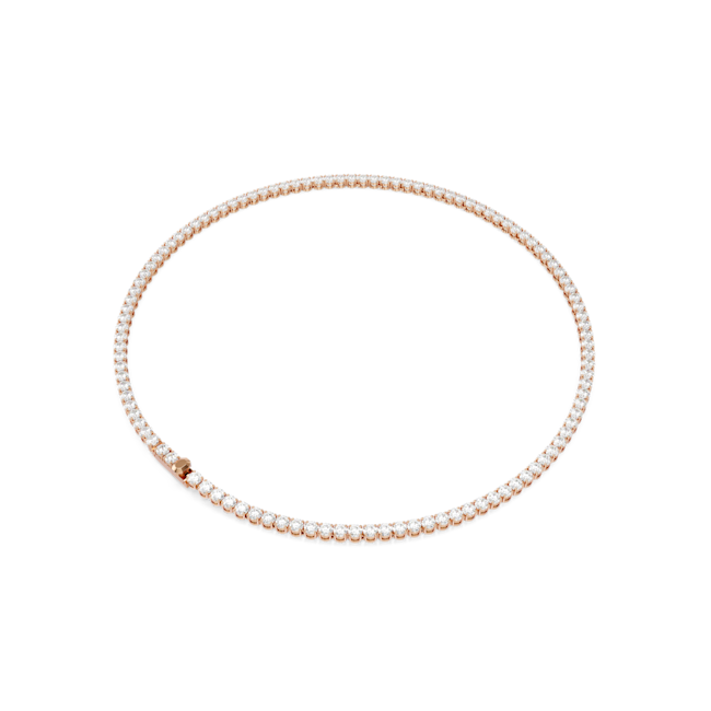 Swarovski Matrix Rose Gold Tennis necklace
