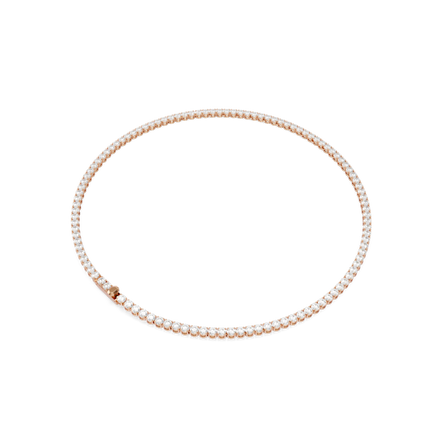 Swarovski Matrix Rose Gold Tennis necklace
