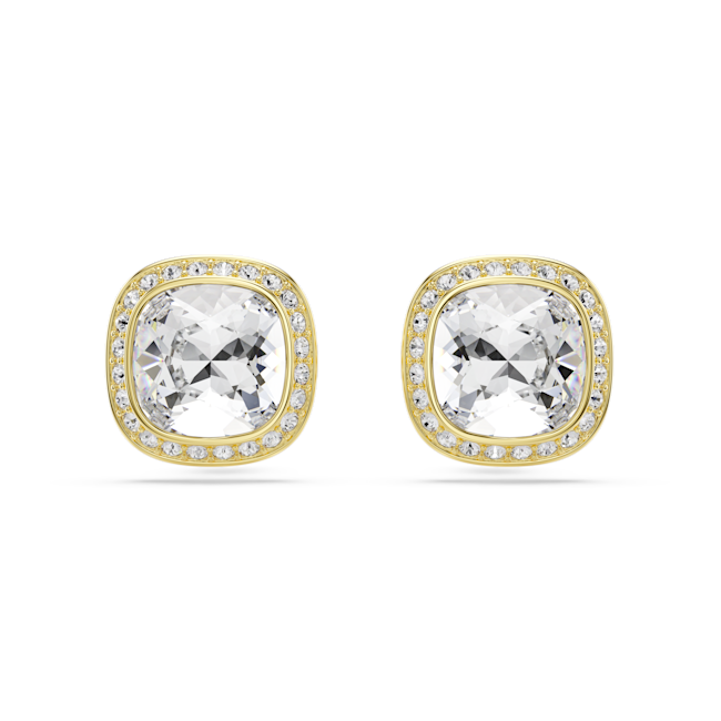 Una Angelic Cushion Cut stud earrings