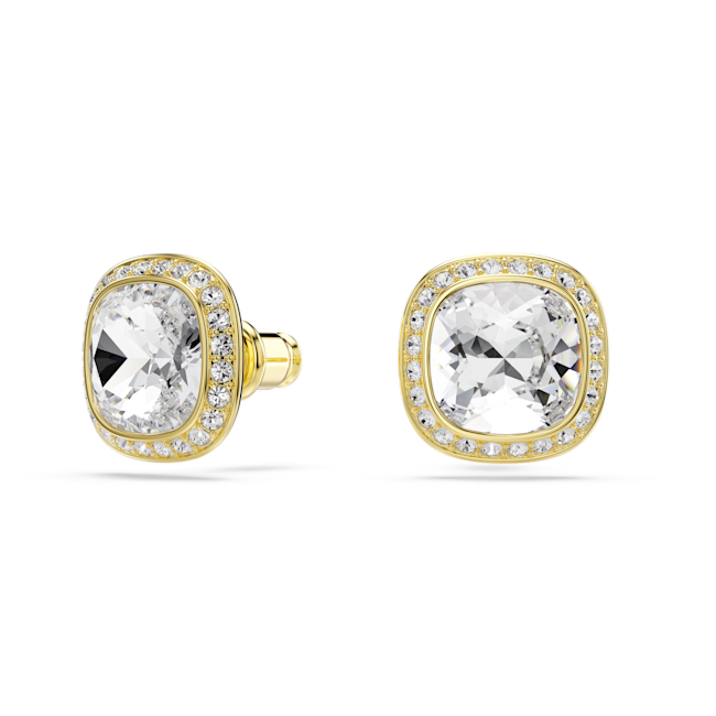 Una Angelic Cushion Cut stud earrings