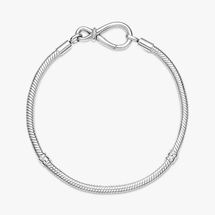 Pandora Moments Infinity Knot Snake Chain Bracelet