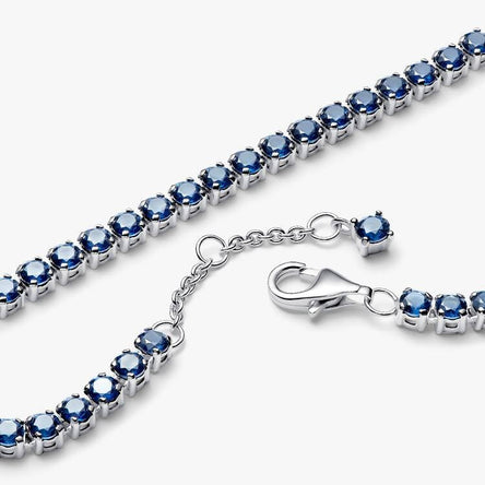 Pandora Sparkling Blue Tennis Bracelet