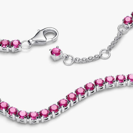 Pandora Sparkling Pink Tennis Bracelet