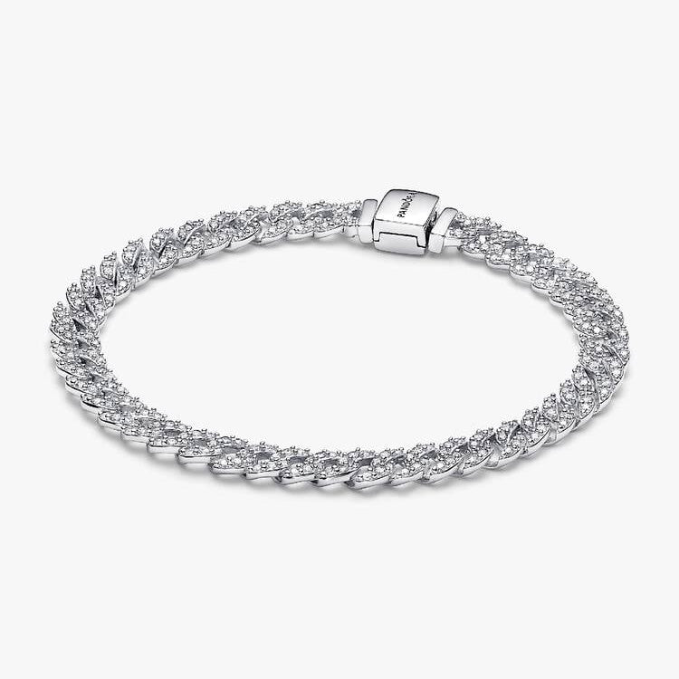 Pandora Pavé Cuban Chain Bracelet