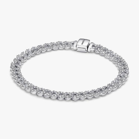 Pandora Pavé Cuban Chain Bracelet