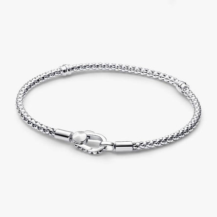 Pandora Studded Clasp & Chain Bracelet