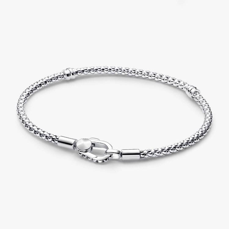 Pandora Studded Clasp & Chain Bracelet