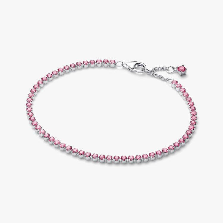 Pandora Pink Small Tennis Bracelet