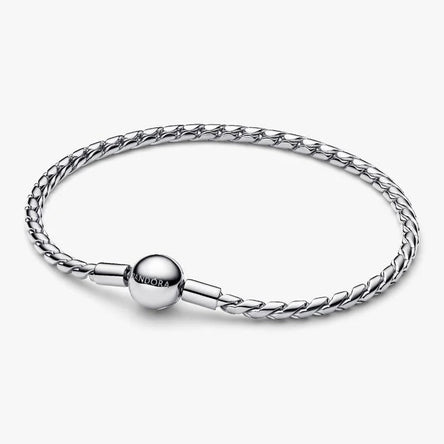 Pandora Round Clasp Wing Chain Bracelet