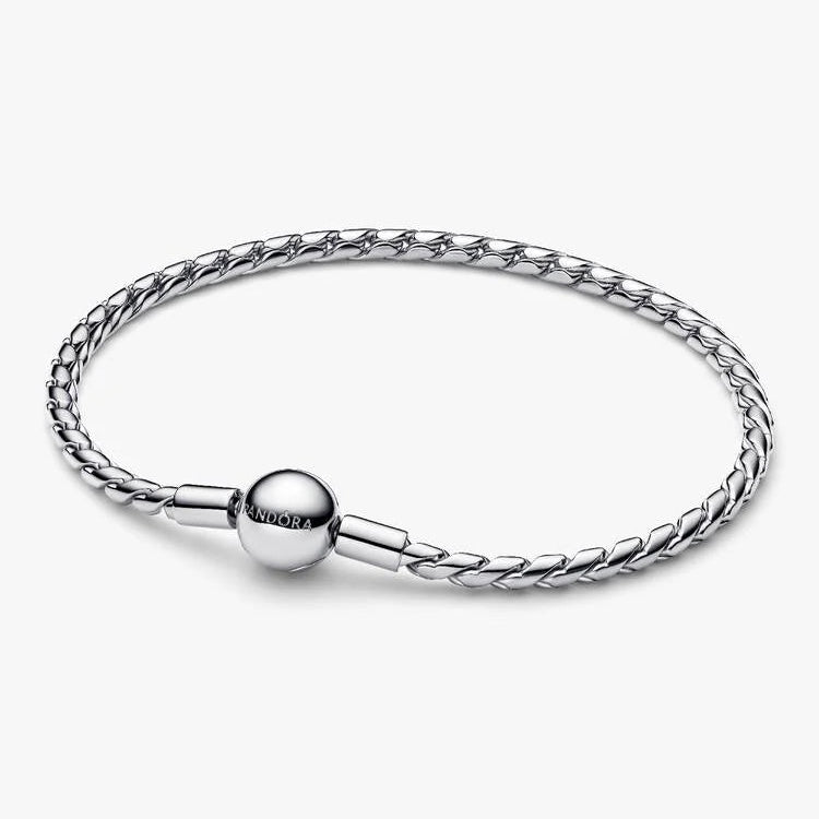 Pandora Round Clasp Wing Chain Bracelet