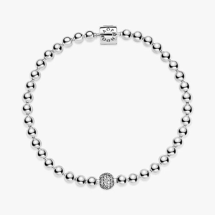 Pandora Beads & Pave Bracelet