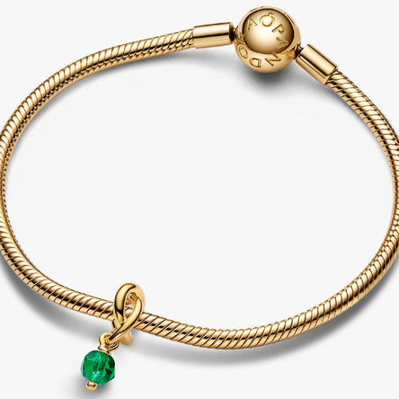 Pandora May Birthstone Eternity Circle Dangle Charm