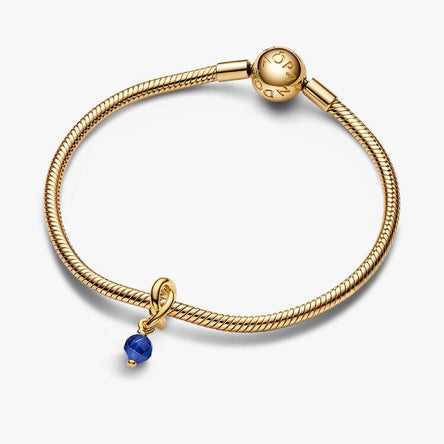 Pandora September Birthstone Eternity Circle Dangle Charm
