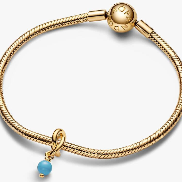Pandora December Birthstone Eternity Circle Dangle Charm