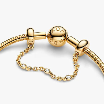 Pandora Triple Clear Stone Safety Chain