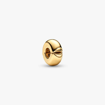 Pandora 14K Gold Plated Round Clip Charm