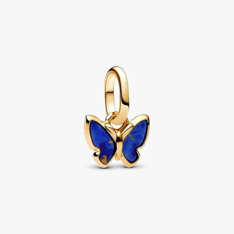 Pandora Blue Butterfly Mini Dangle Charm