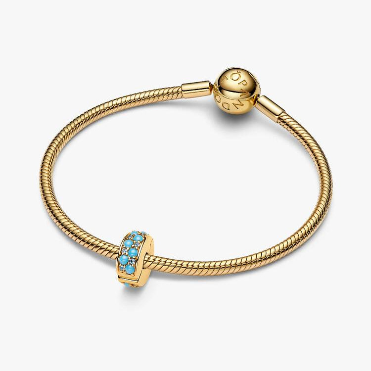Pandora Aqua Blue Clip Charm