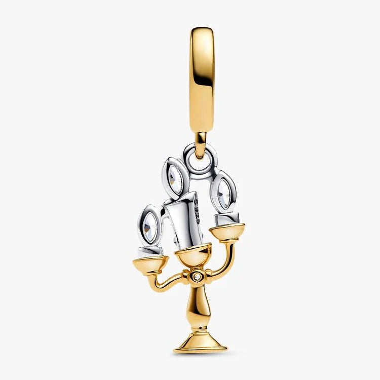 Pandora Disney Beauty and the Beast Lumiere Dangle Charm