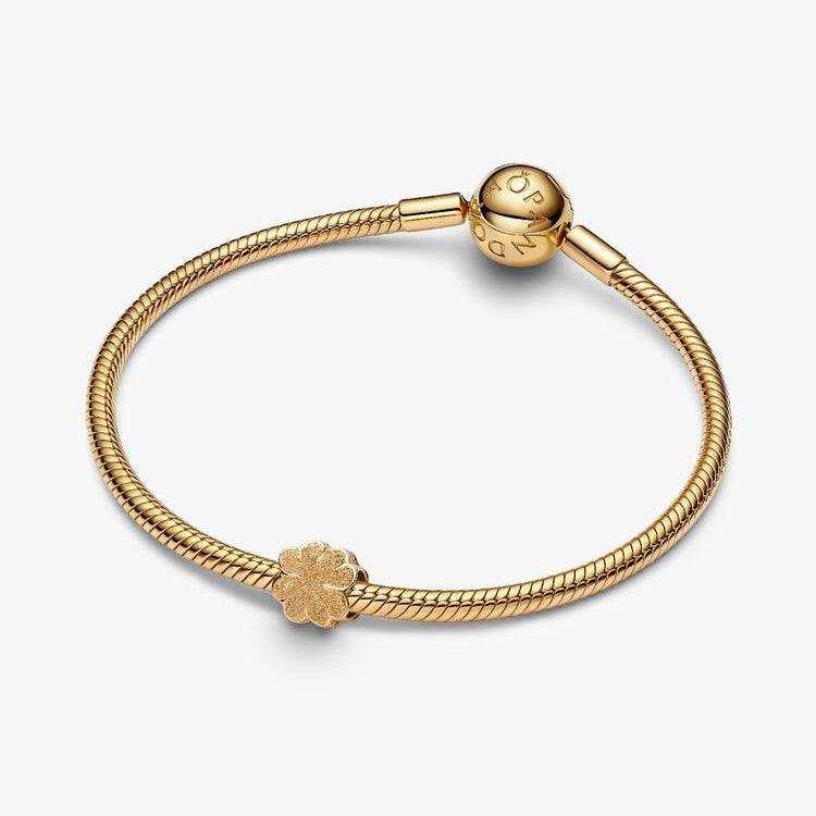 Pandora Textured Clover Mini Charm