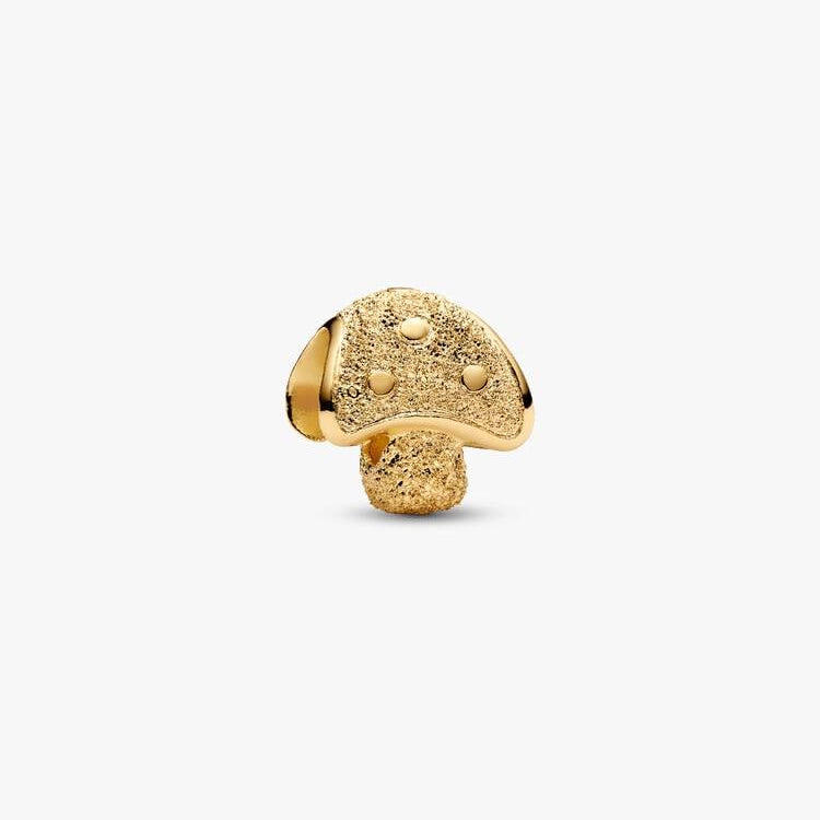 Pandora Textured Mushroom Mini Charm