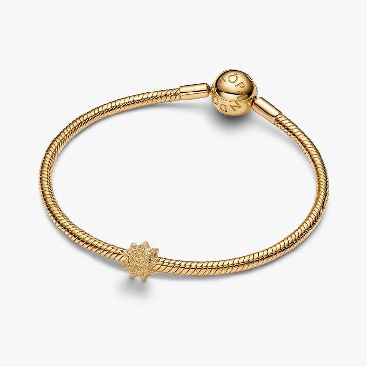 Pandora Textured Sun Mini Charm