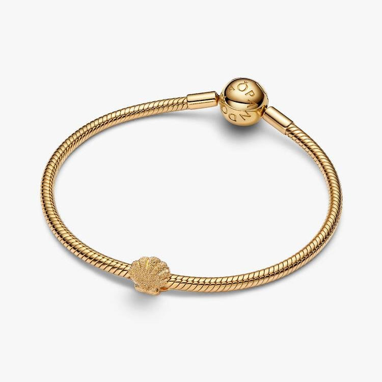 Pandora Textured Shell Mini Charm