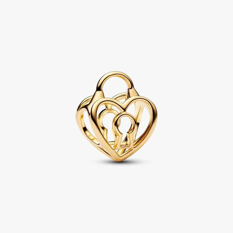 Pandora Openwork Heart Padlock Charm