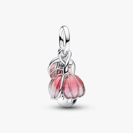 Pandora Two-Tone Blooming Flower Dangle Charm