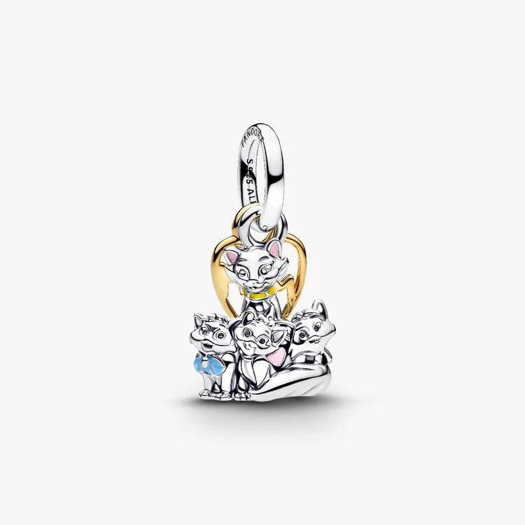 Pandora Disney Aristocats Duchess & Kittens Dangle Charm