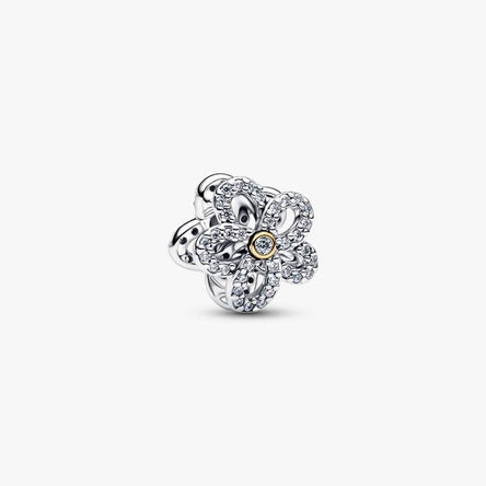 Pandora Pavé Flower Openwork Charm