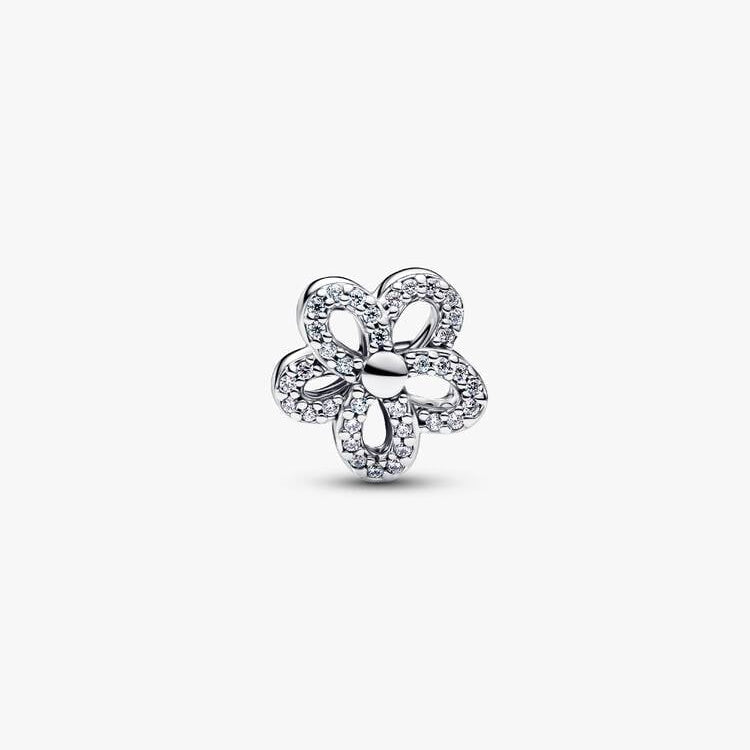 Pandora Pavé Flower Openwork Charm