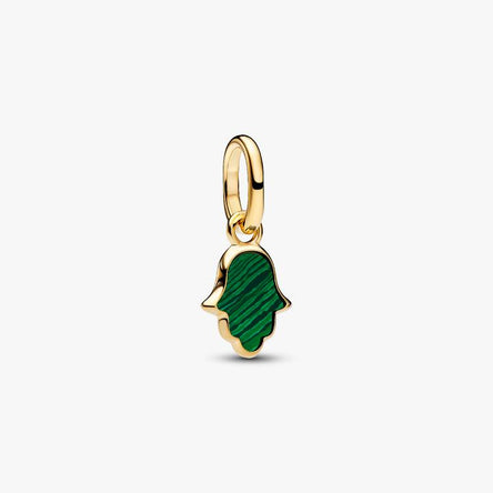 Pandora Green Hamsa Hand Mini Dangle Charm