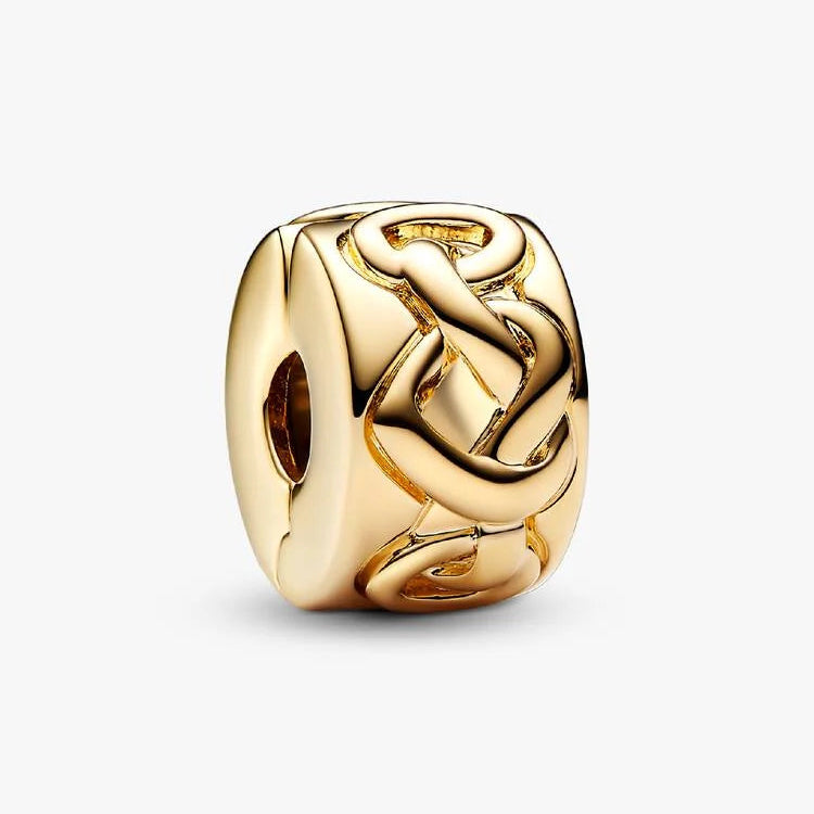 Pandora Knotted Hearts Clip Charm
