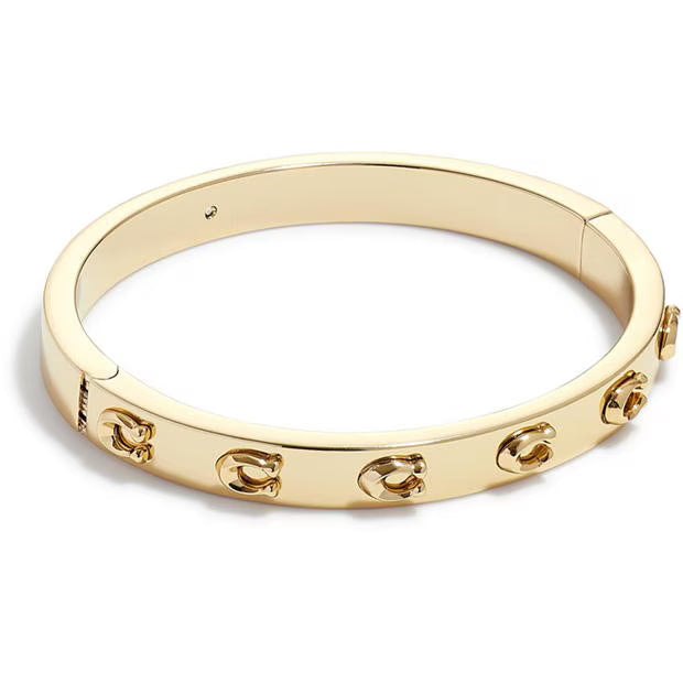 COACH Signature C Hinged Bangle Bracelet