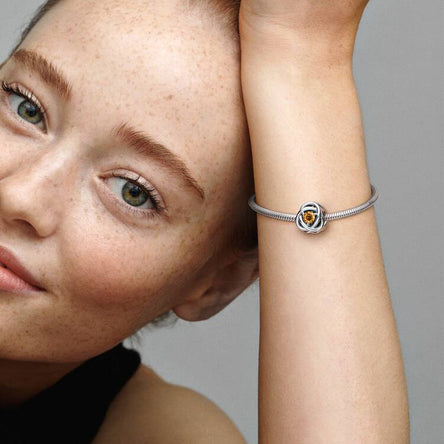 Pandora November Birthstone Eternity Circle Charm