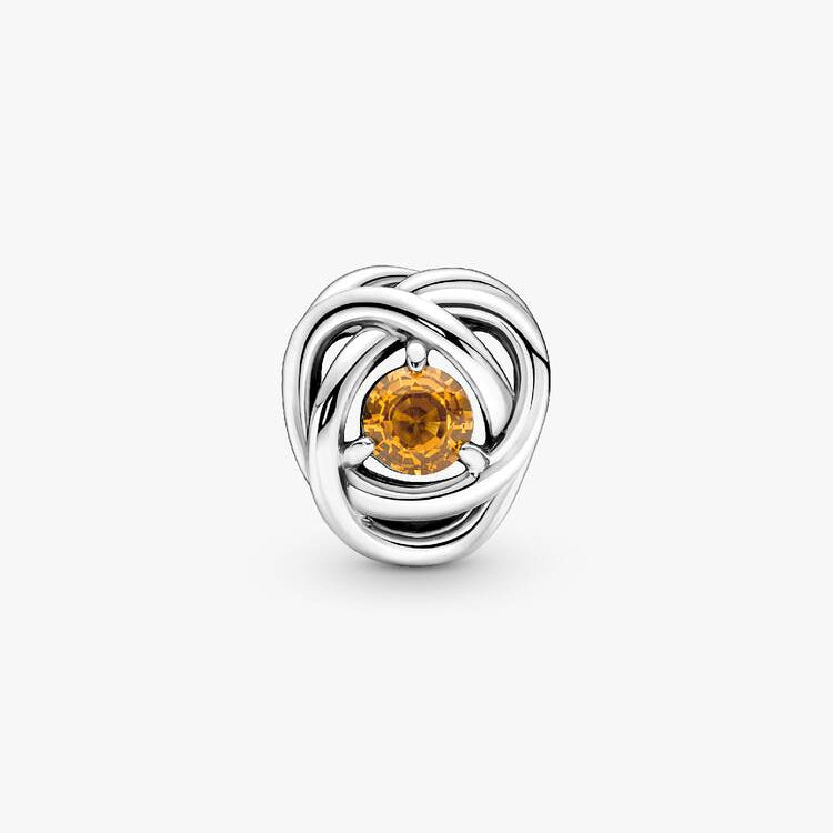 Pandora November Birthstone Eternity Circle Charm