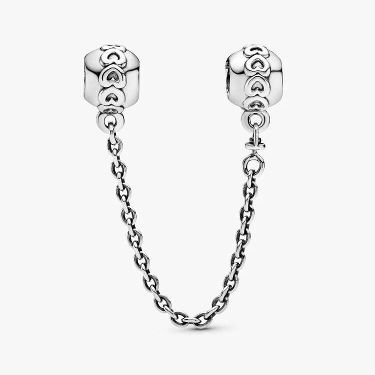 Pandora Band of Hearts Safety Chain Charm