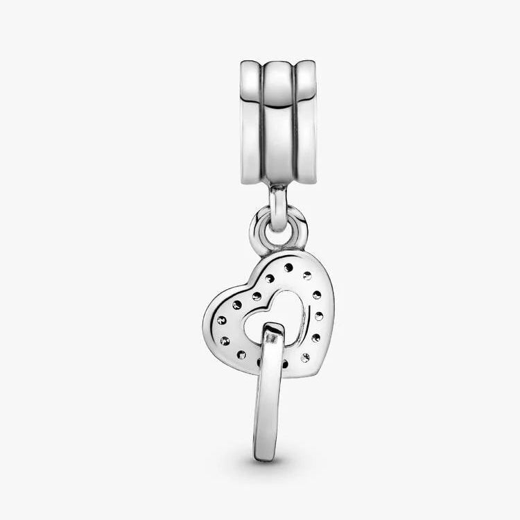 Pandora Interlocking Hearts Dangle Charm