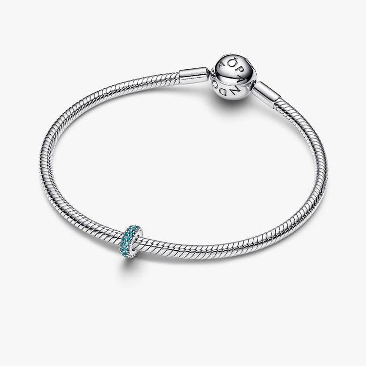 Pandora Ice Blue Stone Spacer Charm