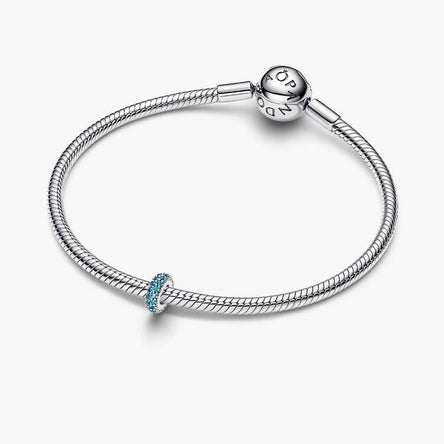 Pandora Ice Blue Stone Spacer Charm