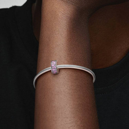 Pandora Pink Pave Clip Charm