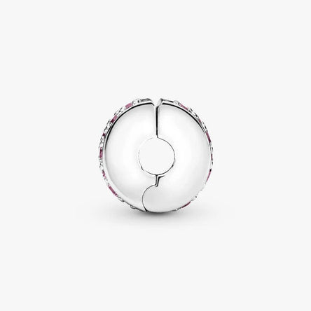 Pandora Pink Pave Clip Charm