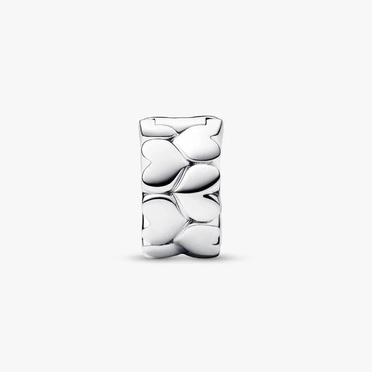 Pandora Heart Pattern Clip Charm