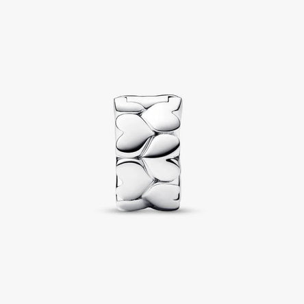 Pandora Heart Pattern Clip Charm