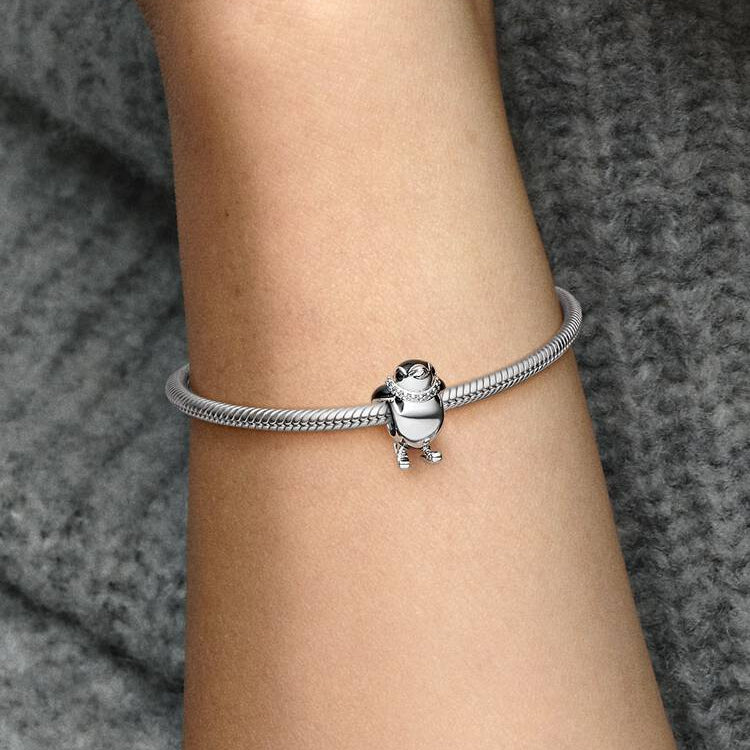 Pandora Skiing Penguin Charm