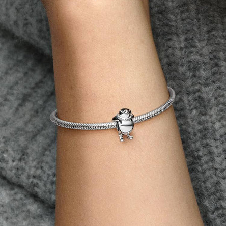 Pandora Skiing Penguin Charm